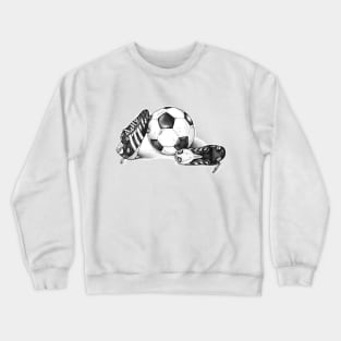 Soccer boots and a ball Crewneck Sweatshirt